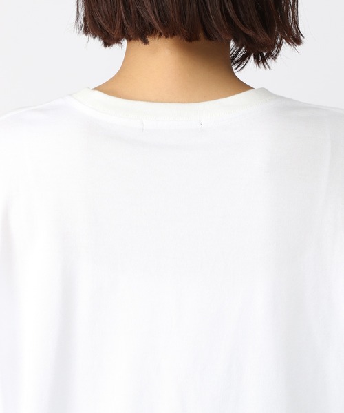 BARNYARDSTORM（バンヤードストーム）の「BARNYARDSTORM / 【WEB限定サイズL】プレーンロンT（Tシャツ/カットソー・レディース・ホワイト/ホワイト系その他5/ブラック×ホワイト・0/1/2）」の21枚目の写真