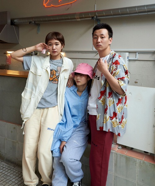 w closet（ダブルクローゼット）の「サウナガールスウェットパンツ（スウェットパンツ・レディース・グレー/バーガンディー/アイボリー・M/L）」の4枚目の写真