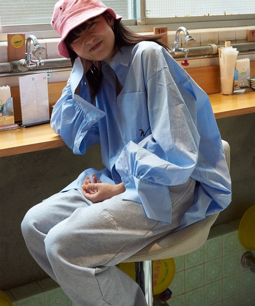 w closet（ダブルクローゼット）の「サウナガールスウェットパンツ（スウェットパンツ・レディース・グレー/バーガンディー/アイボリー・M/L）」の18枚目の写真
