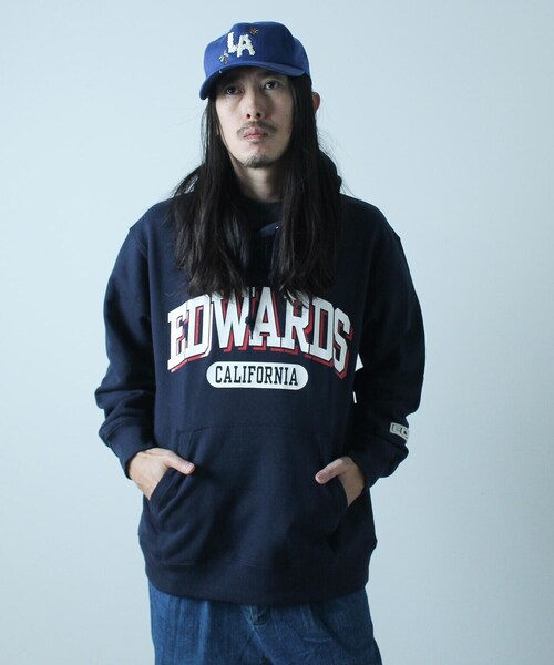 AVIREX（アヴィレックス）の「PULL OVER PARKA FORCE BASE / プルオーバー パーカー フォース ベース / AVIREX / アヴィレックス（パーカー・メンズ・ブラック/ネイビー/ホワイト/ダークグリーン系・L/M/XL/2XL/S）」の11枚目の写真