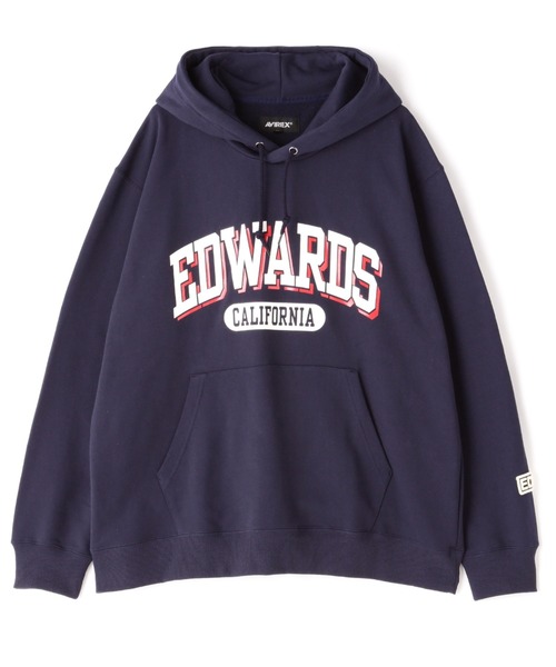 AVIREX（アヴィレックス）の「PULL OVER PARKA FORCE BASE / プルオーバー パーカー フォース ベース / AVIREX / アヴィレックス（パーカー・メンズ・ブラック/ネイビー/ホワイト/ダークグリーン系・L/M/XL/2XL/S）」の4枚目の写真