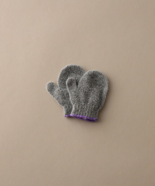 こども ビームス（コドモビームス）の「TEMBEA / ミトン GUNTE（2～6才）（手袋・キッズ・ベージュ/チャコールグレー/ライトブラウン/ライトグレー/グレー/ネイビー/オリーブ・S(3-6y)/XS(2-3y)）」の3枚目の写真