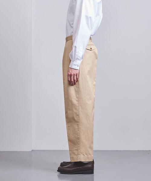 District(ディストリクト)の「<District> 2インプリーツ チノ(その他パンツ・メンズ・ベージュ・L/XL/S/XS/M)」の3枚目の写真