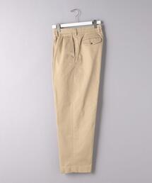 ベージュ プリーツ入り チノパン ハイブリッドチノ ベージュ/レディス – BOBSON JEANS