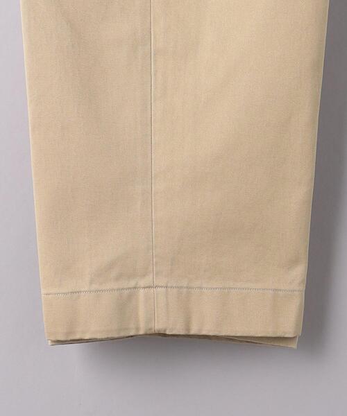 ベージュ プリーツ入り チノパン 新品】Bleme ベージュ チノパン メンズ XL ベージュ 【ツータック