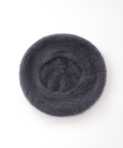 B.C STOCK（ベーセーストック）の「シャギーベレー（ハンチング/ベレー帽・レディース・ブラック/チャコールグレー/グレー・FREE）」の6枚目の写真