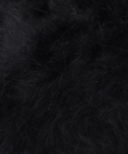 B.C STOCK（ベーセーストック）の「シャギーベレー（ハンチング/ベレー帽・レディース・ブラック/チャコールグレー/グレー・FREE）」の7枚目の写真