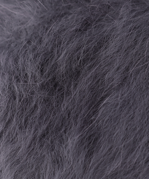 B.C STOCK（ベーセーストック）の「シャギーベレー（ハンチング/ベレー帽・レディース・ブラック/チャコールグレー/グレー・FREE）」の8枚目の写真