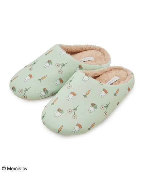 Miffy( ミッフィー)の「miffy(ミッフィー )×ROPE' PICNIC/ルームシューズ(ルームシューズ/スリッパ・レディース・ライトグリーン/ピンク系その他2・FREE)」の6枚目の写真