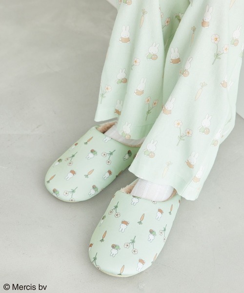 Miffy( ミッフィー)の「miffy(ミッフィー )×ROPE' PICNIC/ルームシューズ(ルームシューズ/スリッパ・レディース・ライトグリーン/ピンク系その他2・FREE)」の8枚目の写真
