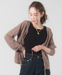 LAYMEE | Lautrec knit / ローレックニット(カーディガン/ボレロ)