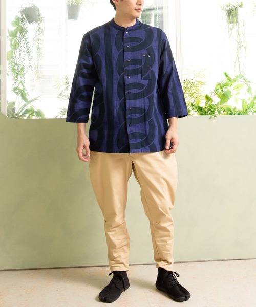 【カヤ】火消し纏メンズシャツ(シャツ/ブラウス)|カヤ(カヤ) 【カヤ】火消し纏メンズシャツ(シャツ/ブラウス)|カヤ(カヤ)