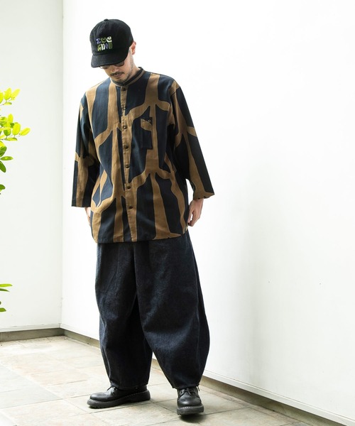 【カヤ】火消し纏メンズシャツ(シャツ/ブラウス)|カヤ(カヤ) 【カヤ】火消し纏メンズシャツ(シャツ/ブラウス)|カヤ(カヤ)