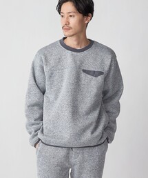 SHIPS | SHIPS: メランジ フリース クルーネック プルオーバー(スウェット)