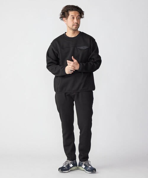 SHIPS（シップス）の「SHIPS: メランジ フリース クルーネック プルオーバー（スウェット・メンズ・グレー/ブラック・SMALL/MEDIUM/LARGE/X-LARGE）」の5枚目の写真