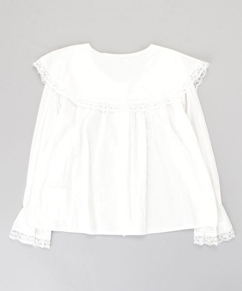 OLUPIC（オルピック）の「OLUPIC/【WEB限定】レースビックカラーブラウス（シャツ/ブラウス・レディース・ホワイト・FREE）」の7枚目の写真