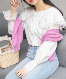 OLUPIC | OLUPIC/【WEB限定】レースビックカラーブラウス(シャツ/ブラウス)