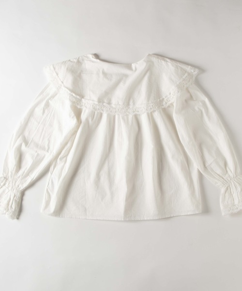OLUPIC（オルピック）の「OLUPIC/【WEB限定】レースビックカラーブラウス（シャツ/ブラウス・レディース・ホワイト・FREE）」の15枚目の写真