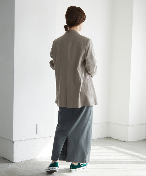 IENA（イエナ）の「LINEN COTTONストレッチジャケット（その他