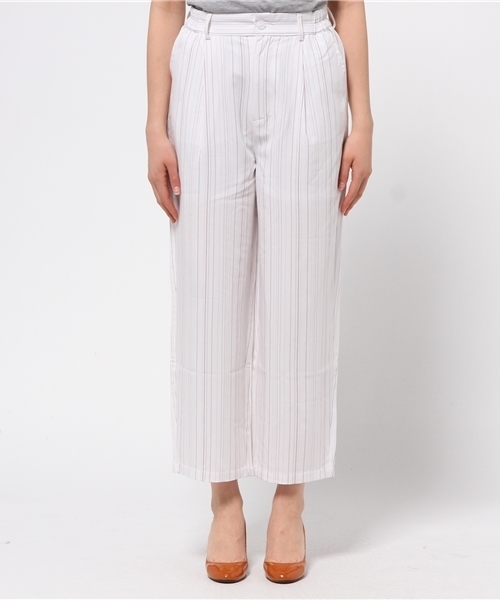 WHO'S WHO gallery（フーズフーギャラリー）の「テーパードワイドパンツ（その他パンツ・レディース・ネイビー/ホワイト/ホワイト系その他/グレー/その他18・FREE）」の19枚目の写真