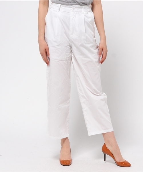 WHO'S WHO gallery（フーズフーギャラリー）の「テーパードワイドパンツ（その他パンツ・レディース・ネイビー/ホワイト/ホワイト系その他/グレー/その他18・FREE）」の6枚目の写真
