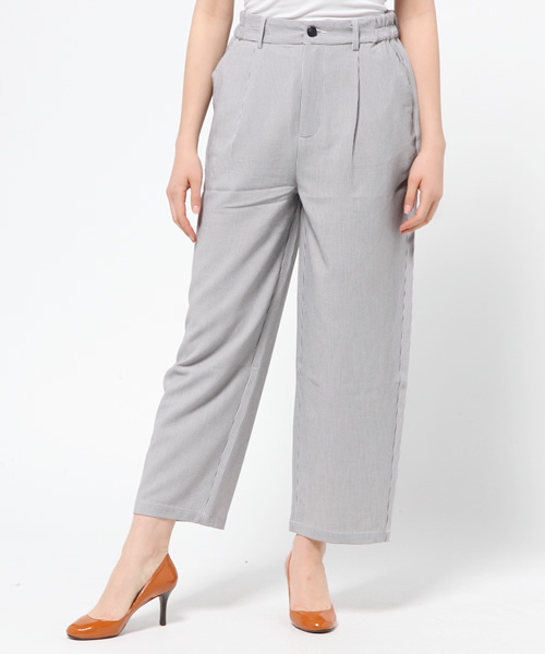 WHO'S WHO gallery（フーズフーギャラリー）の「テーパードワイドパンツ（その他パンツ・レディース・ネイビー/ホワイト/ホワイト系その他/グレー/その他18・FREE）」の9枚目の写真