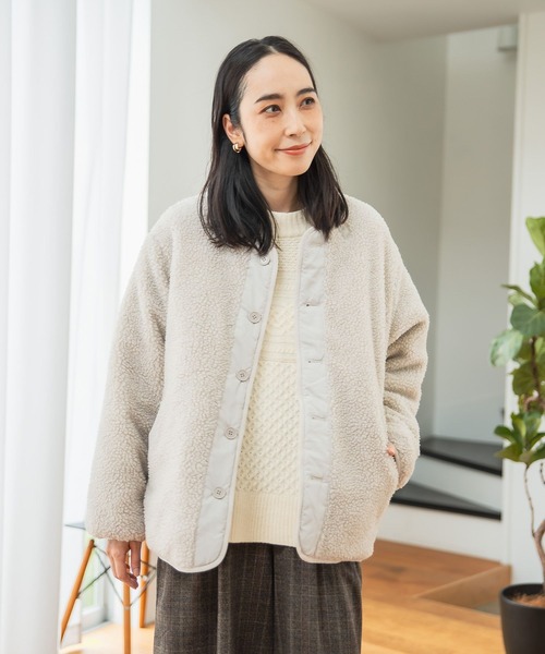 studio CLIP（スタディオクリップ）の「マルチウェイボアキルト  