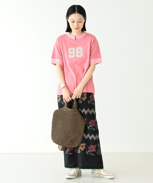 BEAMS BOY（ビームスボーイ）の「BEAMS BOY / ペーパー ショルダーバッグ 23SS（ショルダーバッグ・レディース・ブラウン/ナチュラル・ONE SIZE）」の8枚目の写真