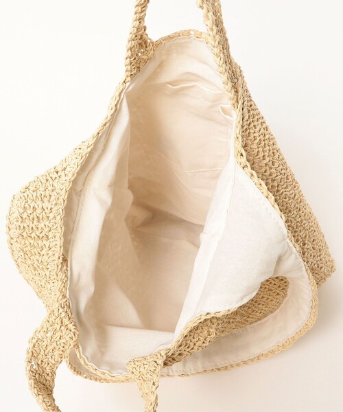 BEAMS BOY（ビームスボーイ）の「BEAMS BOY / ペーパー ショルダーバッグ 23SS（ショルダーバッグ・レディース・ブラウン/ナチュラル・ONE SIZE）」の11枚目の写真