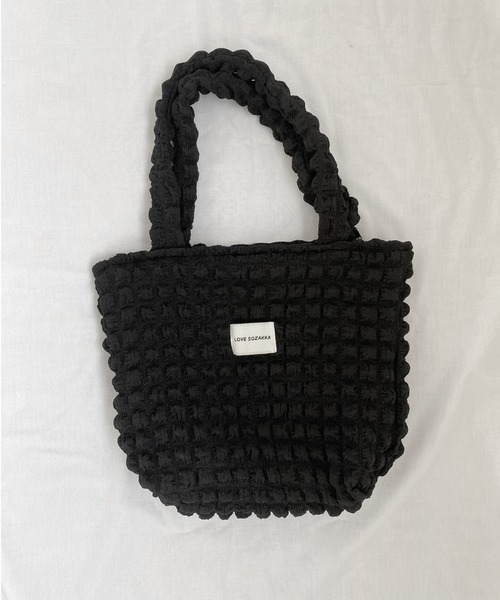 LVEU.(ラブユ.)の「【LVEU.】ポップコーントートバッグ / バッグ BAG 鞄 トート ポップコーン ポコポコ カジュアル ブラック アイボリー ZOZOTOWN限定(トートバッグ・レディース・ブラック/アイボリー・FREE)」の17枚目の写真