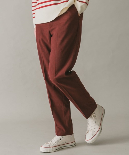 URBAN RESEARCH DOORS(アーバンリサーチドアーズ)の「ストレッチテーパードパンツ(その他パンツ・メンズ・チャコールグレー/ブラック/オリーブ/モカ/バーガンディー・SMALL/MEDIUM/LARGE)」の1枚目の写真