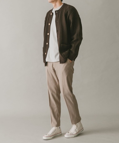 URBAN RESEARCH DOORS(アーバンリサーチドアーズ)の「ストレッチテーパードパンツ(その他パンツ・メンズ・チャコールグレー/ブラック/オリーブ/モカ/バーガンディー・SMALL/MEDIUM/LARGE)」の6枚目の写真