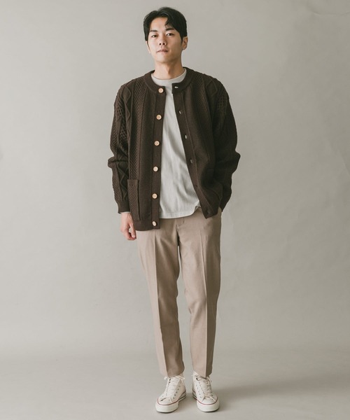 URBAN RESEARCH DOORS(アーバンリサーチドアーズ)の「ストレッチテーパードパンツ(その他パンツ・メンズ・チャコールグレー/ブラック/オリーブ/モカ/バーガンディー・SMALL/MEDIUM/LARGE)」の7枚目の写真