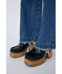 MOUSSY | PLATFORM SQUARE ローファー(ローファー)