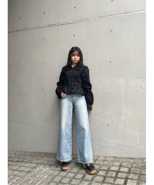 MOUSSY（マウジー）の「PLATFORM SQUARE ローファー（ローファー・レディース・ブラウン/ブラック・SMALL/MEDIUM/LARGE）」の19枚目の写真