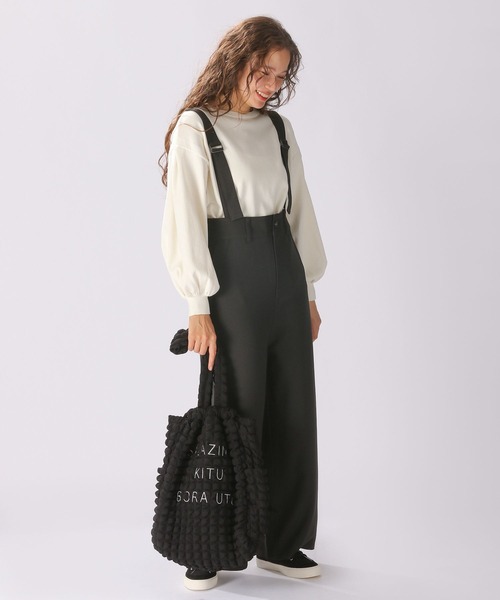 niko and...（ニコアンド）の「オリジナルポコポコ巾着トートバッグ（トートバッグ・レディース・ブラック/その他1/グリーン・0）」の4枚目の写真