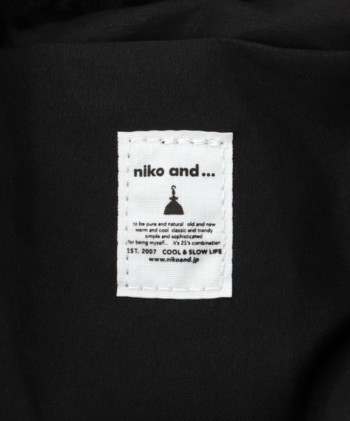 niko and...（ニコアンド）の「オリジナルポコポコ巾着トートバッグ（トートバッグ・レディース・ブラック/その他1/グリーン・0）」の15枚目の写真