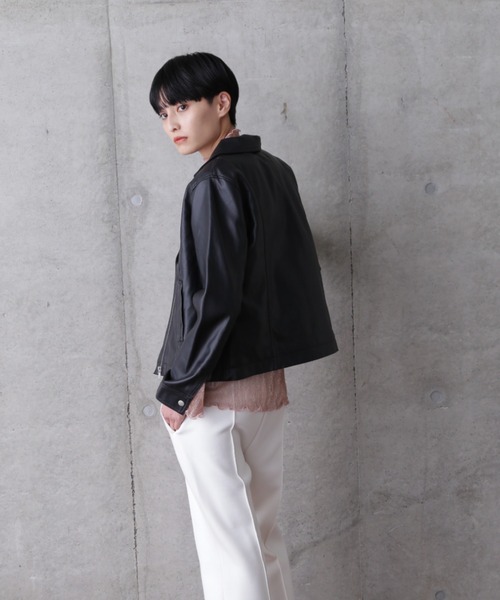 ROSE BUD(ローズバッド)の「ライダースジャケット(ライダースジャケット・レディース・ブラック/ベージュ・FREE)」の14枚目の写真