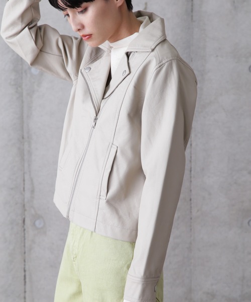 ROSE BUD(ローズバッド)の「ライダースジャケット(ライダースジャケット・レディース・ブラック/ベージュ・FREE)」の20枚目の写真