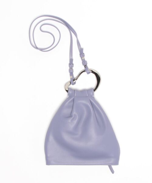 LA BELLE ETUDE（ラベルエチュード）の「リングミニショルダーM（ショルダーバッグ・レディース・ベージュ/パープル・FREE）」の3枚目の写真