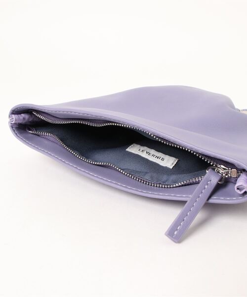 LA BELLE ETUDE（ラベルエチュード）の「リングミニショルダーM（ショルダーバッグ・レディース・ベージュ/パープル・FREE）」の5枚目の写真