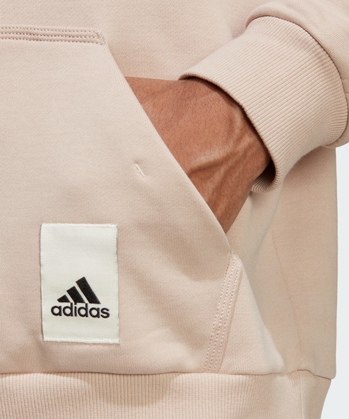 追跡有送料込【adidas】ラウンジ ノースリーブ フリースパーカー adidas（アディダス）の「ラウンジ フリースパーカー