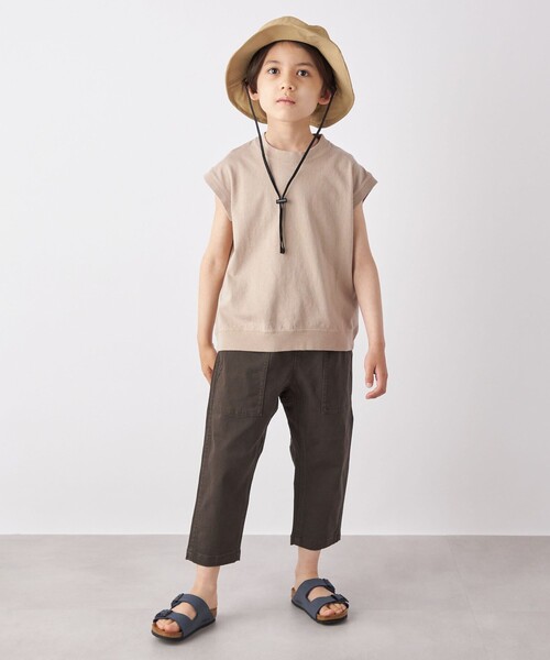 ROKX(ロックス)の「【SHIPS any別注】ROKX:〈ストレッチ〉ツイル クライミング パンツ<KIDS>◇(その他パンツ・キッズ・ベージュ/ダークグレー・M(125-135㎝)/S(110-120㎝)/L(140-150㎝))」の4枚目の写真