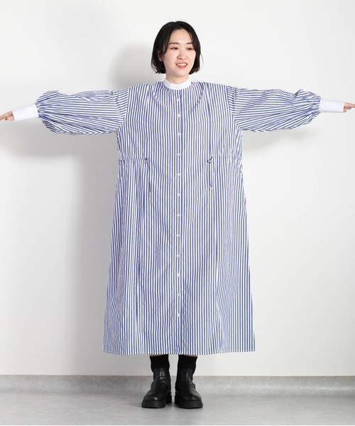 cepo（セポ）の「ストライプドロストシャツワンピース（シャツ