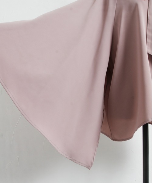 tocco closet（トッコ　クローゼット）の「【ZOZO限定】ボウタイリボンフレアスリットスリーブブラウス（シャツ/ブラウス・レディース・オフホワイト/ライトベージュ/ピンク・M）」の21枚目の写真