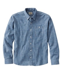 L.L.Bean | コンフォート・ストレッチ・シャンブレー・シャツ、トラディショナル・フィット （ゆったりフィット）　長袖 ジャパン・フィット(シャツ/ブラウス)