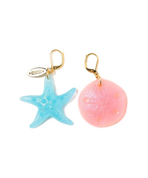 mmts(マミタス)の「CANDY COLOR TICKET × mmts / 貝がら ピアス(ピアス(両耳用)・レディース・その他/その他1・ONE SIZE)」の1枚目の写真