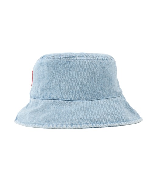 NEONSIGN(ネオンサイン)の「NEONSIGN ネオンサイン / Denim Bucket Hat デニムバケットハット / N1625(ハット・メンズ・ブラック/ライトインディゴブルー・46/48)」の3枚目の写真