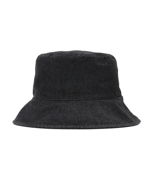 NEONSIGN(ネオンサイン)の「NEONSIGN ネオンサイン / Denim Bucket Hat デニムバケットハット / N1625(ハット・メンズ・ブラック/ライトインディゴブルー・46/48)」の6枚目の写真