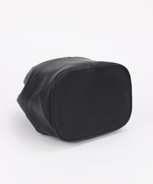 CEMONEMO(セモネモ)の「2way バケット 巾着 ショルダーバッグ(ショルダーバッグ・レディース・ブラウン/ベージュ/ブラック・FREE)」の8枚目の写真